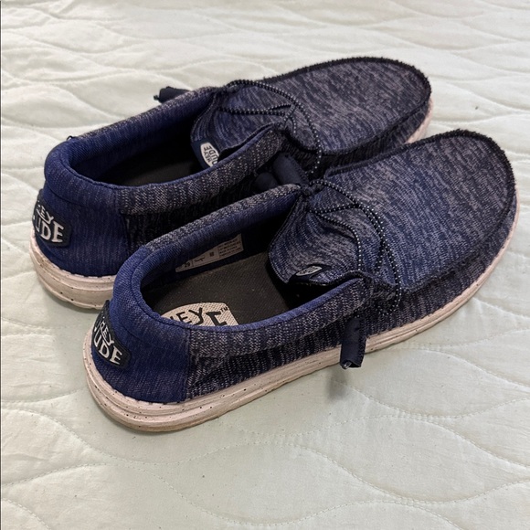 Hey Dude Men's Denim Blue Moccasins - Picture 1 of 4